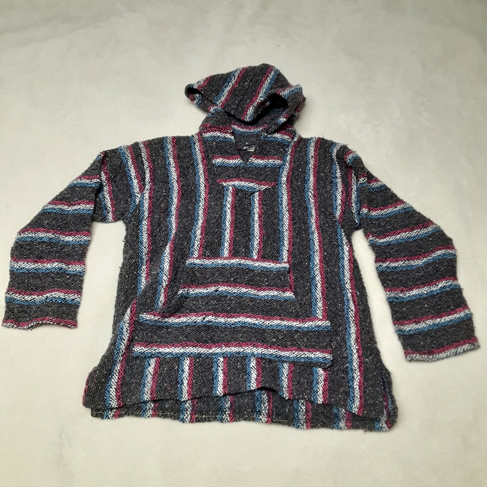 Drug rug pull over hoodie